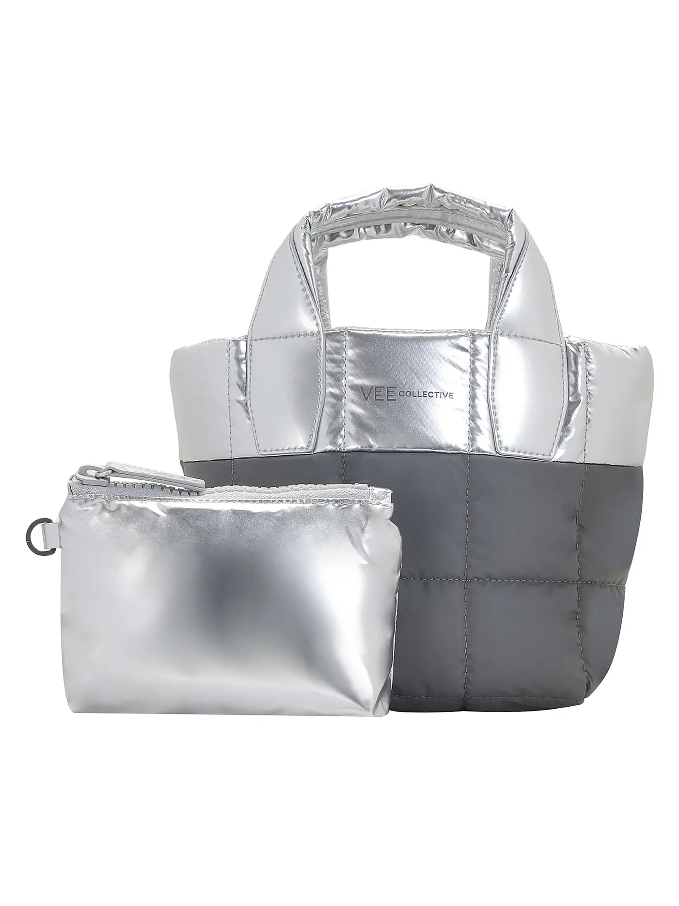 VEE COLLECTIVE | Tasche - Mini Bag PORTER TOTE Mini | silber